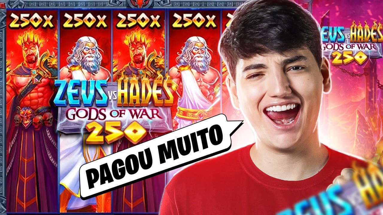 MAX WIN NO ZEUS VS HADES 250 !! SALVOU MINHA BANCA !!