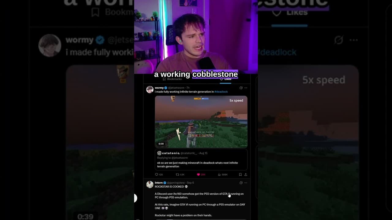 Deadlock now has Minecraft world-gen...
