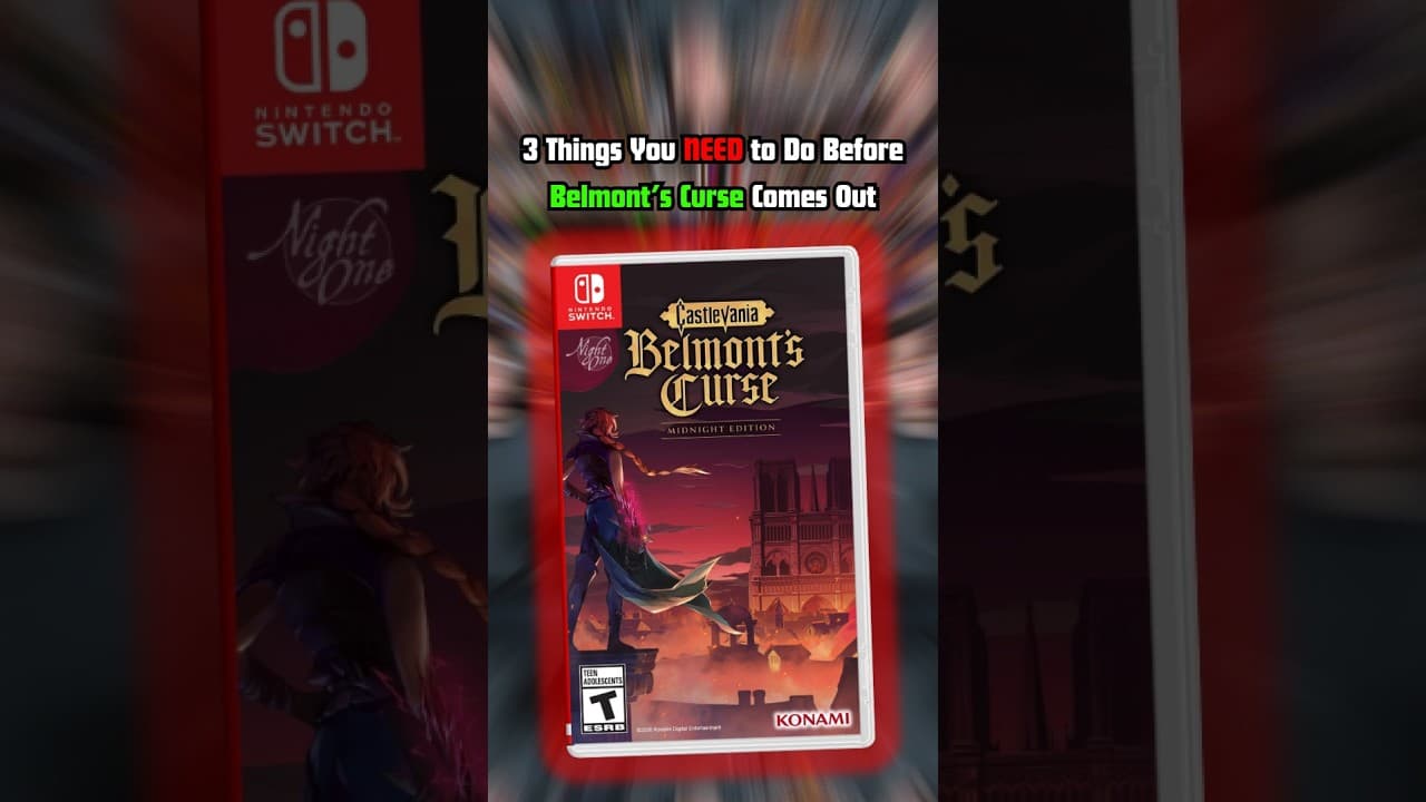 3 Things You NEED To Do Before Castlevania: Belmont’s Curse Comes Out