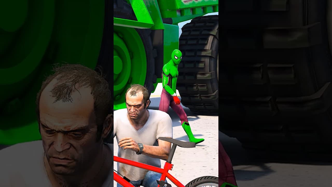 Spiderman meets Trevor | GTA V