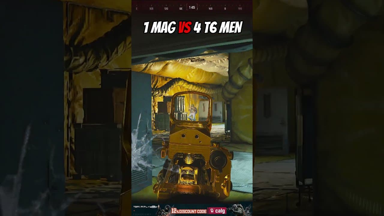 Wiping 4 T6 Players With ONE MAG 💀 - #arenabreakoutinfinite  #arenabreakout #gaming