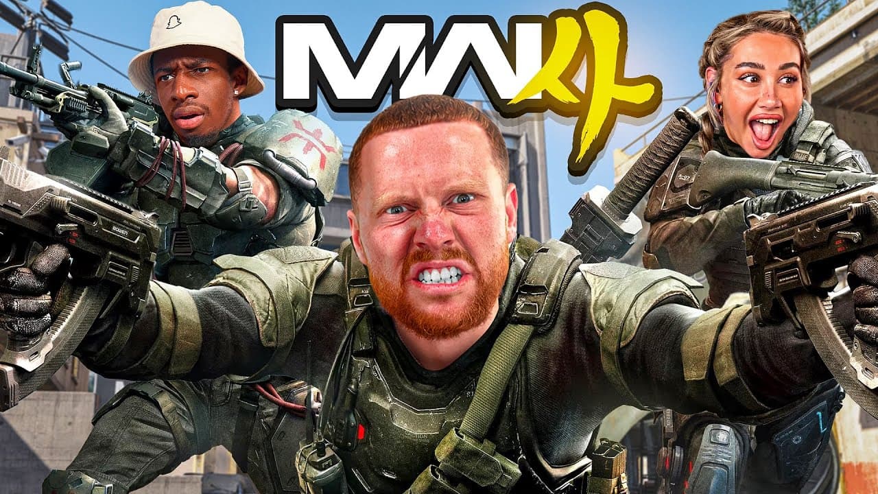 Behzinga Plays Modern Warefare 4 With Tobi, Viz & Sophie Snazz!
