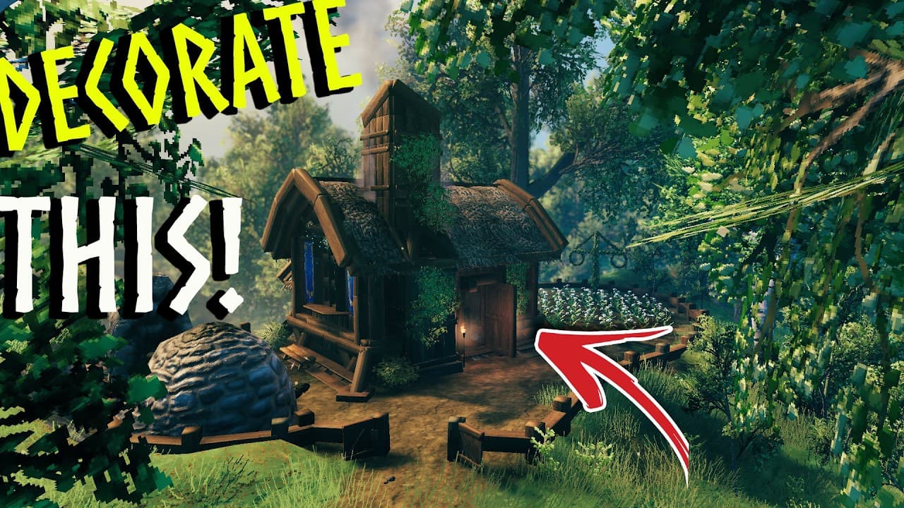 Great Start to Decorating Versaugh's Starter Base in Valheim mp4