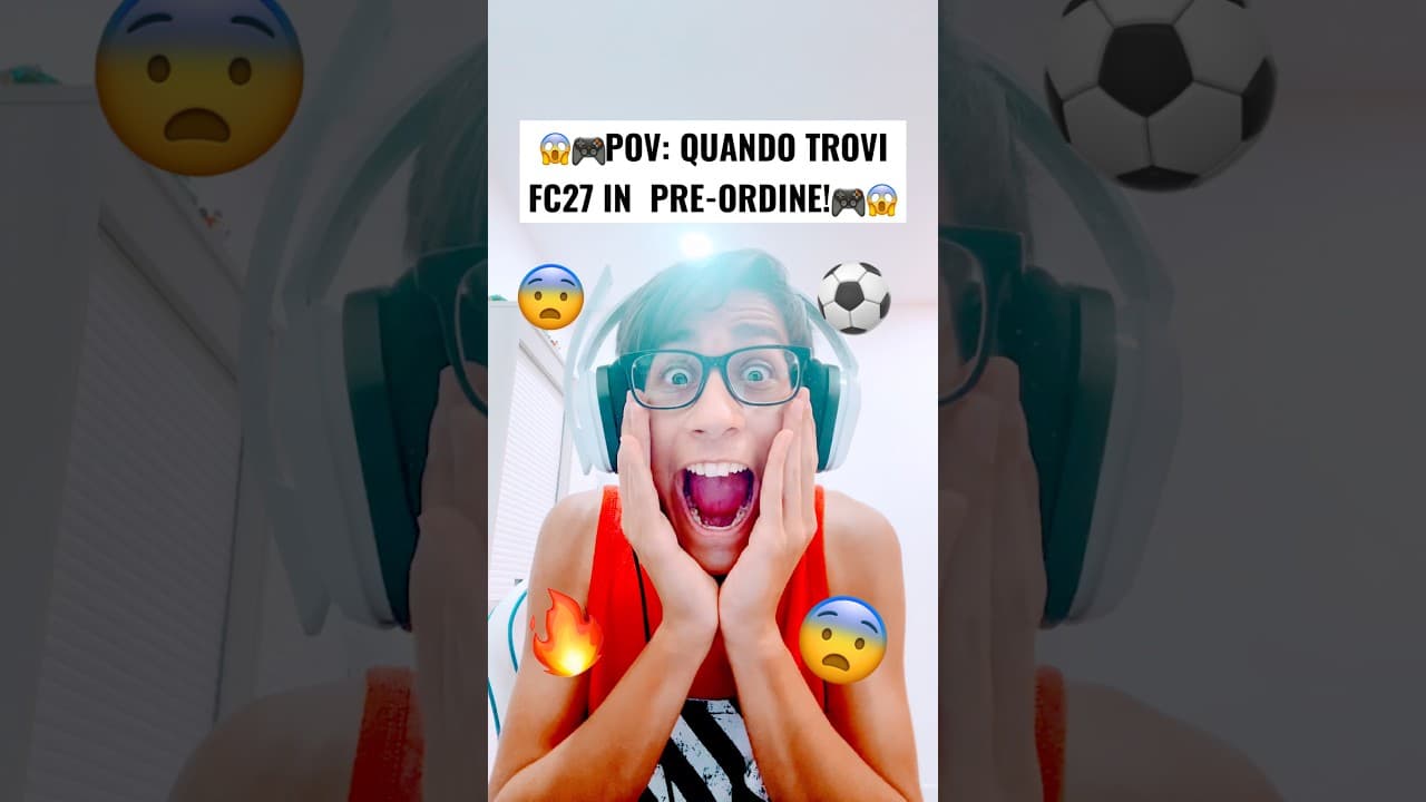 😱ODDIO FC27 IN PRE-ORDINE!🔥#shorts#playstation5#console#pov