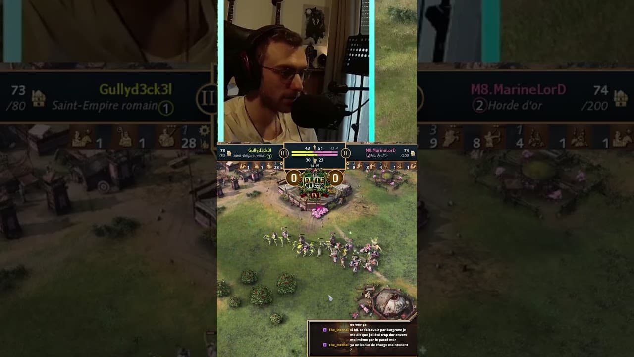 Gully écrit l'histoire face à MarineLord dans AOE4 ! #rts #gaming #aoe4 #tournoi #proplayer
