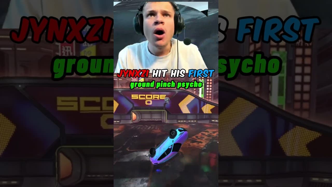 Jynxzi hits his first psycho #rocketleague #rl #gaming #spedup