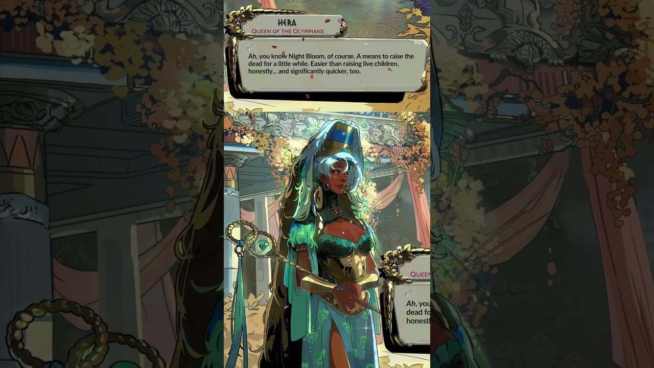 Hera Reacts to Night Bloom Hex #hades2