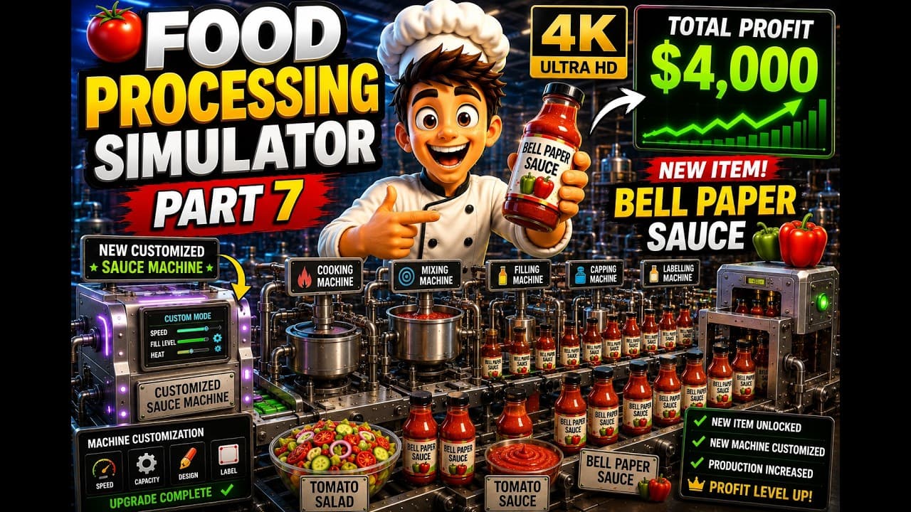 FOOD PROCESSING SIMULATOR PART 7 || FACTORY MADNESS BEGINS! || THE UNBROKEN