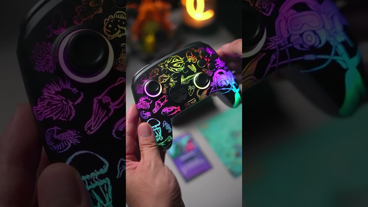 The Pixel Art Reveal on This DAVE THE DIVER Controller 👀