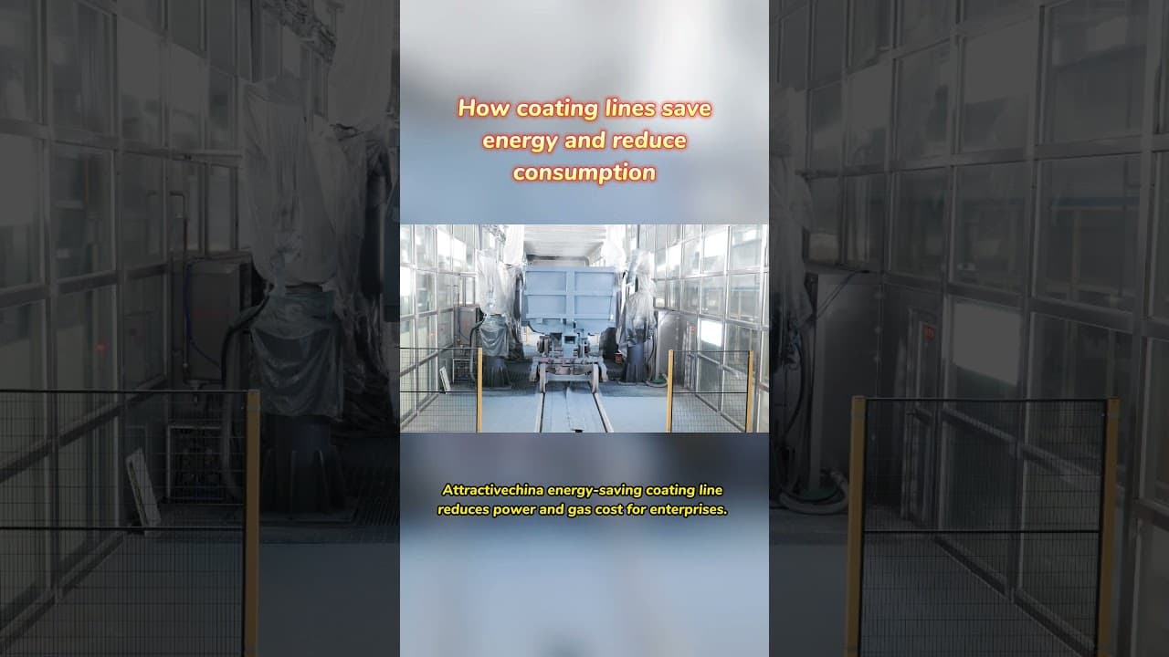 How coating lines save energy and reduce consumption #CoatingEfficiency #GreenLine #IndustrialEnergy