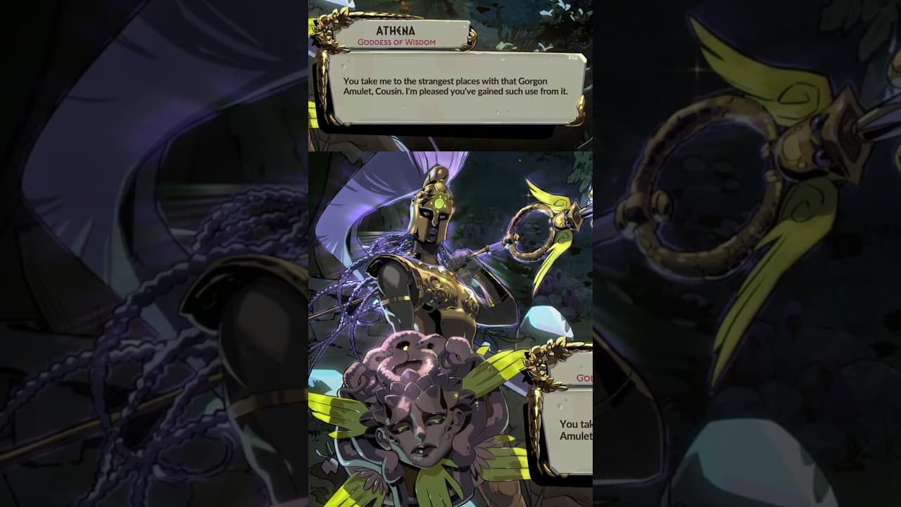 Athena Reacts to Her Max Level Keepsake #hades2