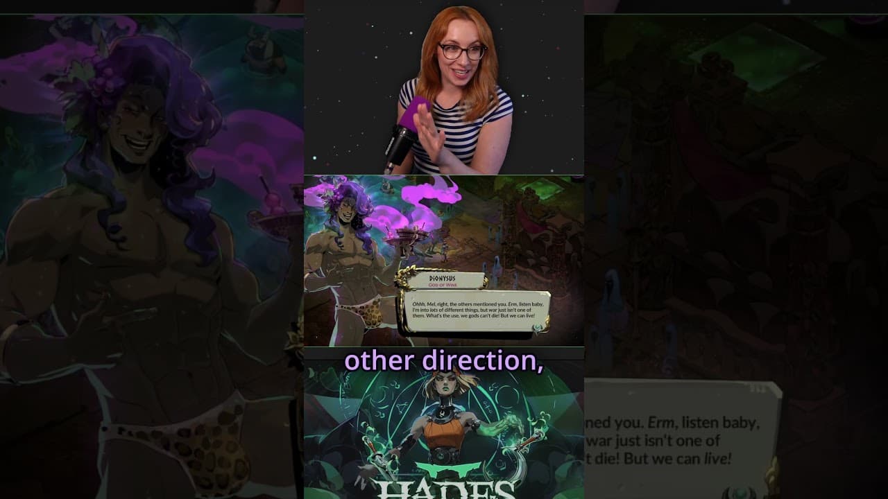 Meeting Dionysus - God Of Wine In Hades II #gamingreaction #firstplaythrough