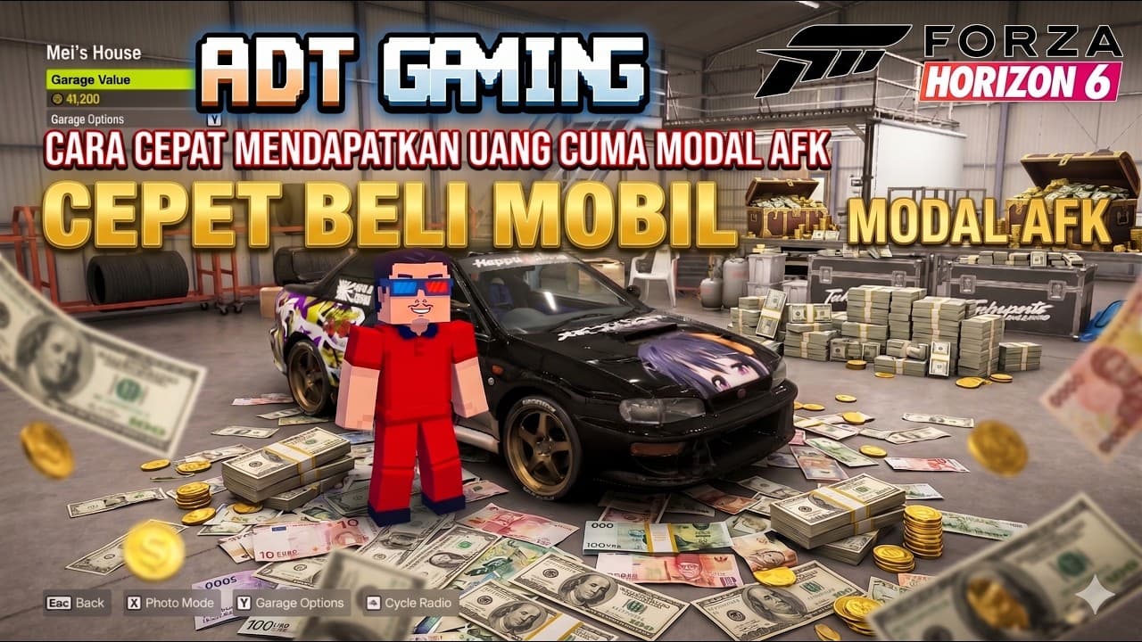 CARA CEPAT MENDAPATKAN UANG CUMA MODAL AFK DI FORZA HORIZON 6, COBAIN SEKARANG! | FORZA HORIZON 6