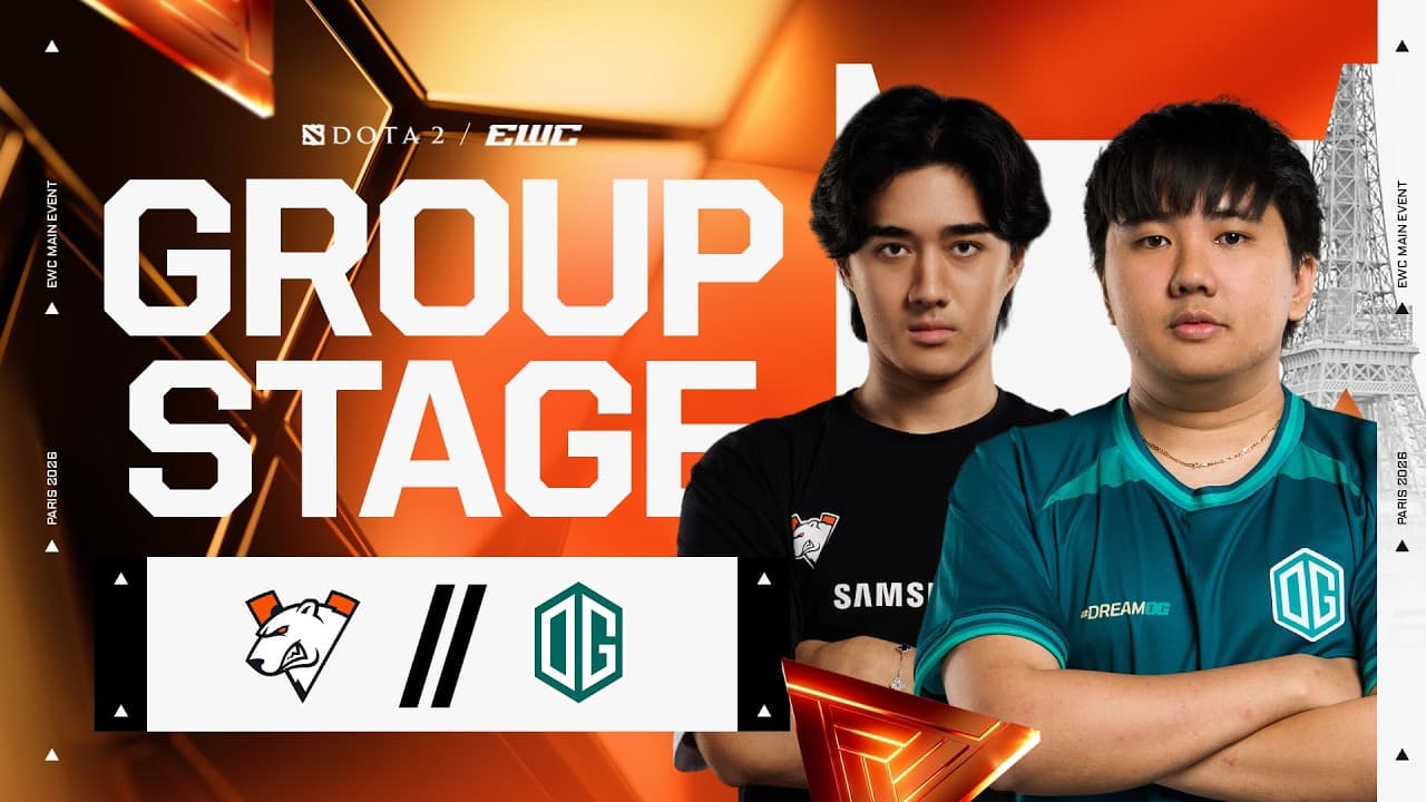 [FIL] OG vs Virtus.Pro (BO2) | Esports World Cup 2026 Group Stage Day 6