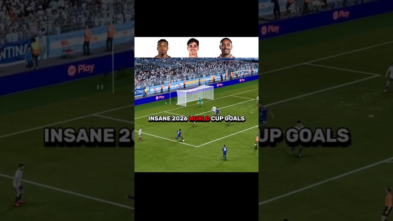Insane World Cup 2026 Goals Part 5 #fifa #eafc #fc25 #fc26 #fc27 #football #gaming #shorts