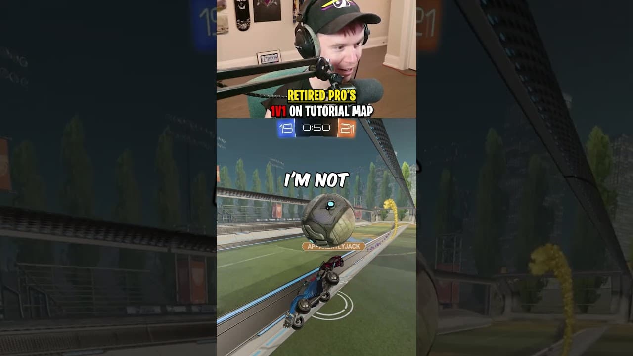 RETIRED PRO's 1v1 on Tutorial Map! #rocketleague #rl