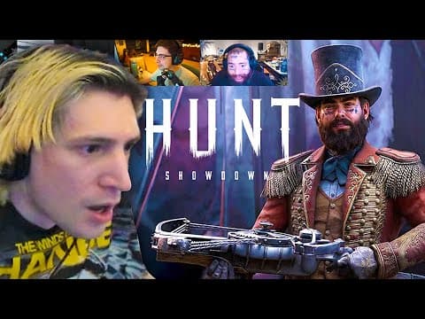 xQc Plays Hunt: Showdown 1896 w/ Post Malone & Shroud