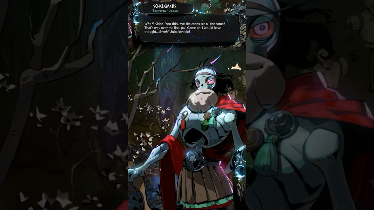 Melinoë thinks skeletons are all the same?! Skelly feels insulted! ☠️ (Post-game) #hades2