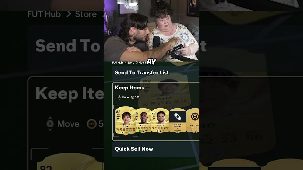 Mother Aarons Opens Her First FC 27 Pack😅