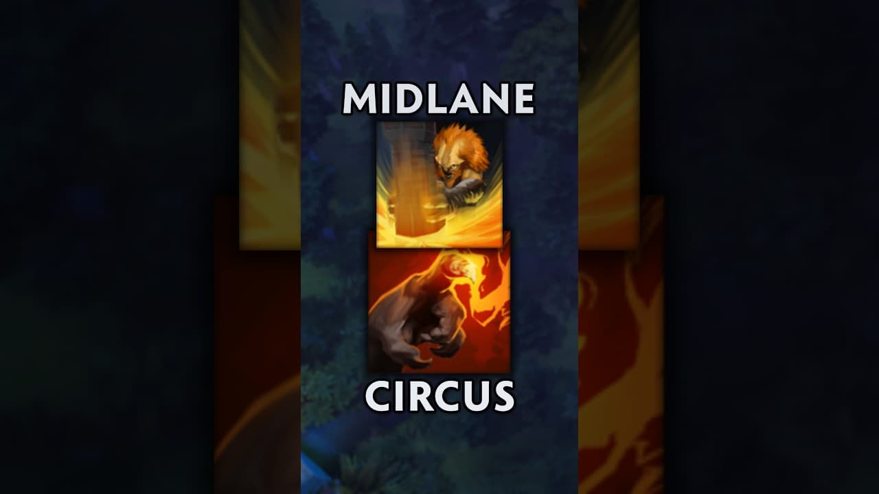 Midlane is a circus Dota 2 #Dota2