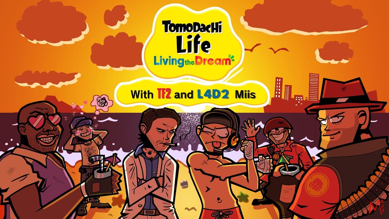 Tomodachi Life: Living the Dream with TF2 and L4D2 Miis