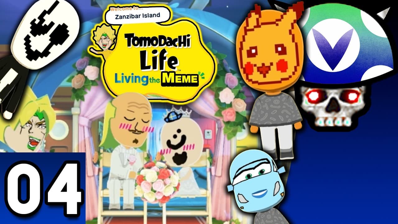 [Vinesauce] Joel - Tomodachi Life: Living the Meme ( Part 4 )