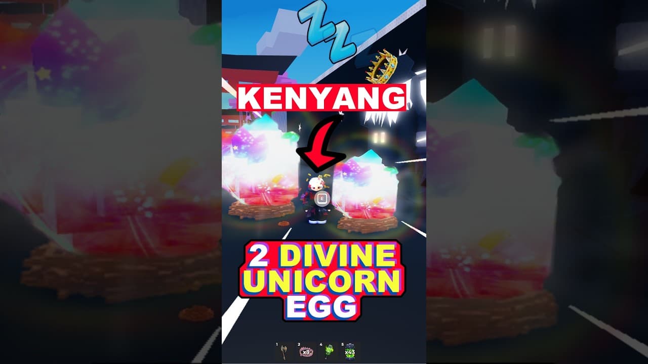 AKU DI SPAM 2 UNICORN EGG OLEH ADMIN STEAL AN EGG! #stealanegg #roblox #shorts