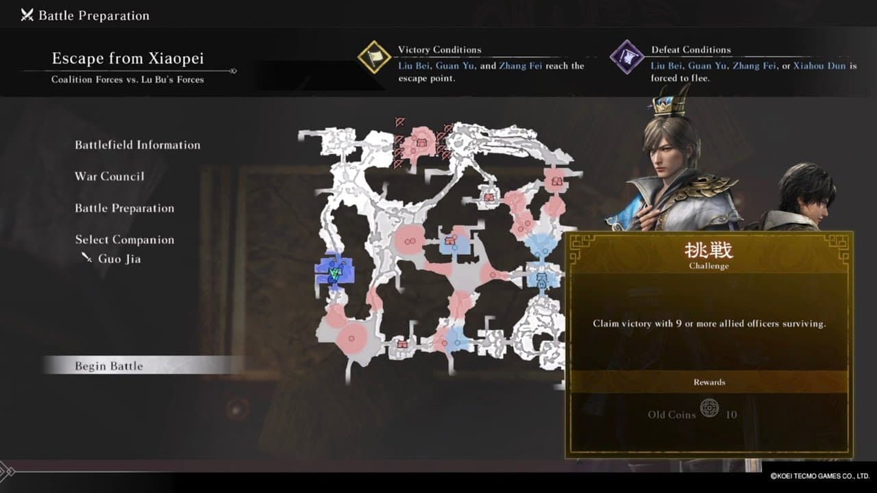 Escape from Xiaopei (CAO) ⚔️ Ultimate Warrior Challenge - Dynasty Warriors Origins 
