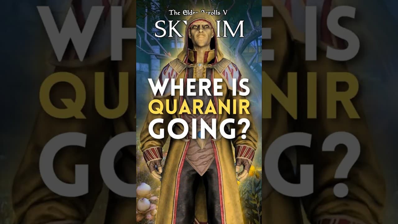 I Followed Quaranir in Skyrim (NEVER AGAIN!)
