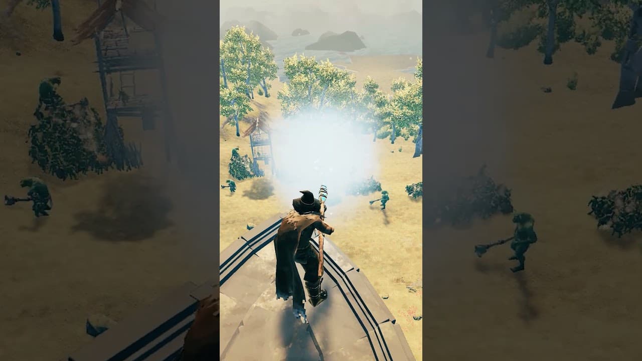 The Battle of Minas Tirith.... #valheim #valheimbuilding