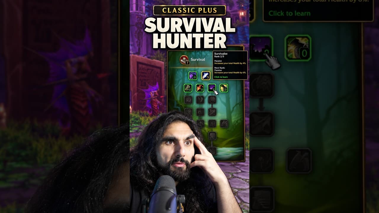 Survival Hunter Will Be UNTOUCHABLE?!😭 - Classic Plus Talent Tree