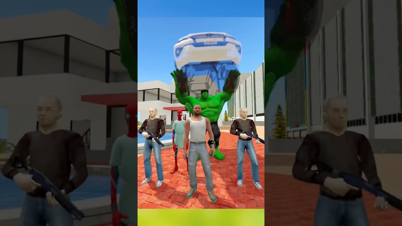 Spider Man Steal a Hulk Fortuner 🤯 #shorts #gta5 #viral #funny #ytshorts #ibd3d