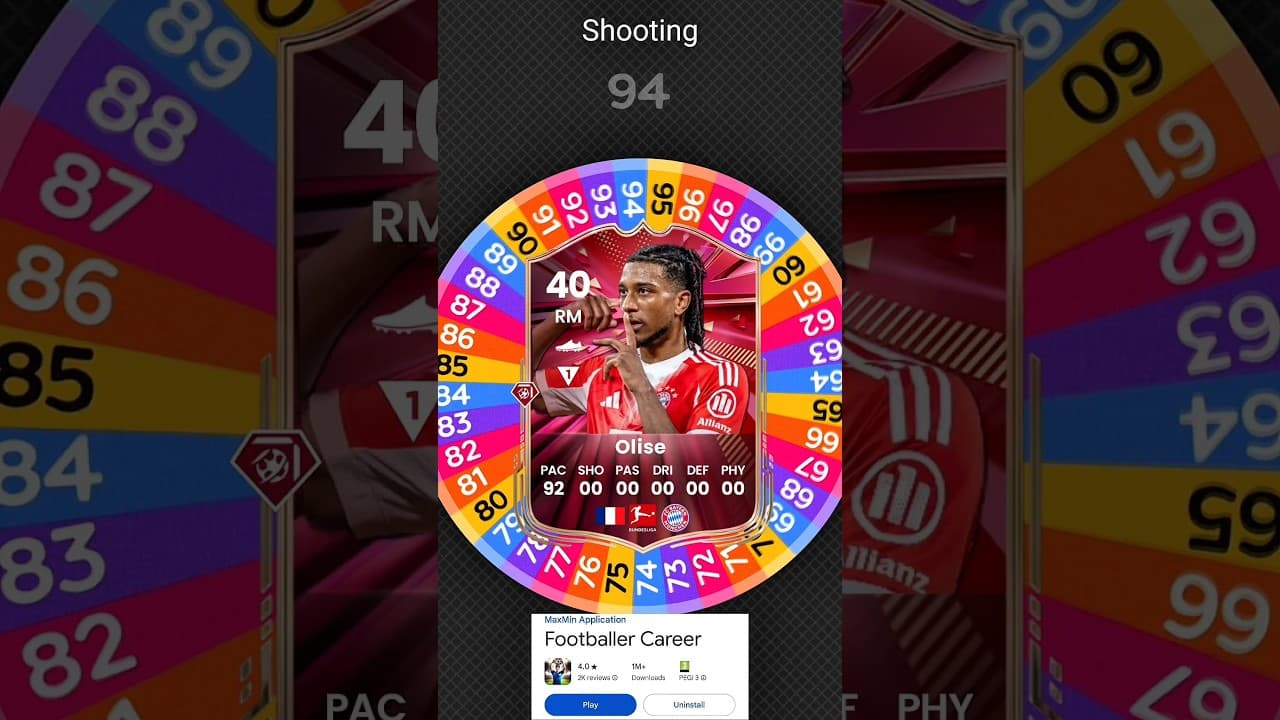 | Re-spun OLISE for BAYERN MUNICH Card on EA FC 27! #eafc27 #fifa