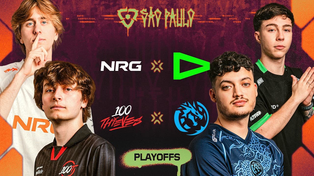 NRG x LOUD | 100T x LEV | VCT Americas Etapa 2 | Playoffs - Dia 2