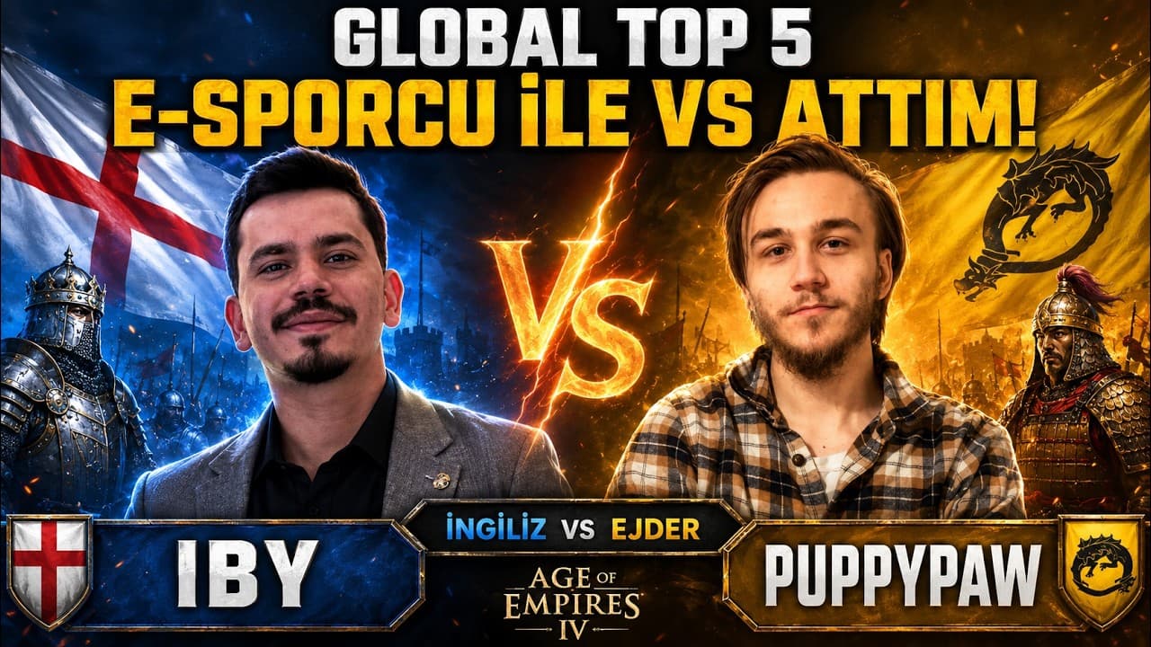 Global E-Sporcuya Karşı 1v1! Puppypaw vs Iby | Ejder vs İngiliz