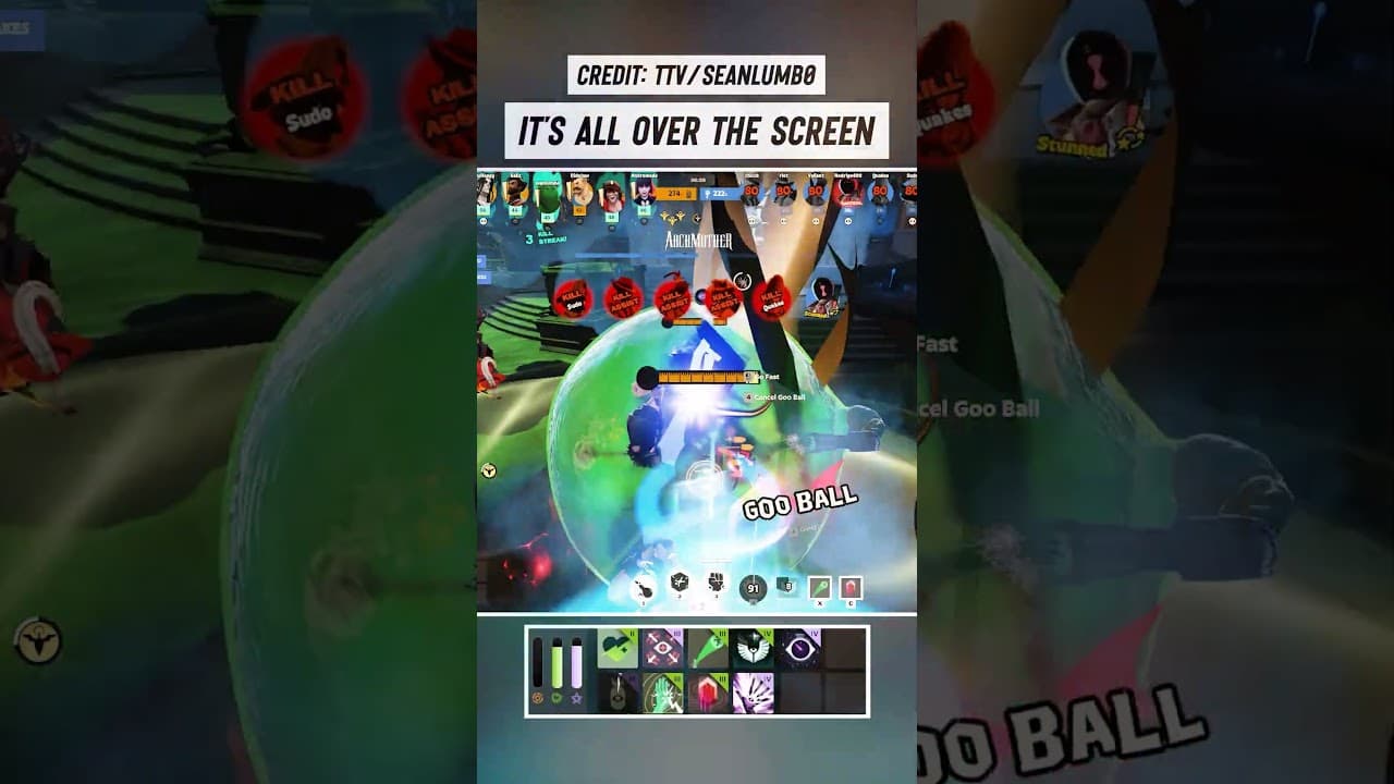 It's all over the screen 😤🟢 #deadlock #deadlockclips