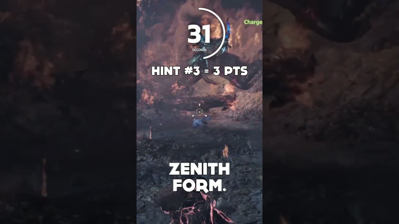 Guess the Monster in 60 Seconds 4 #monsterhunter #quiz #guessthemonster #gaming