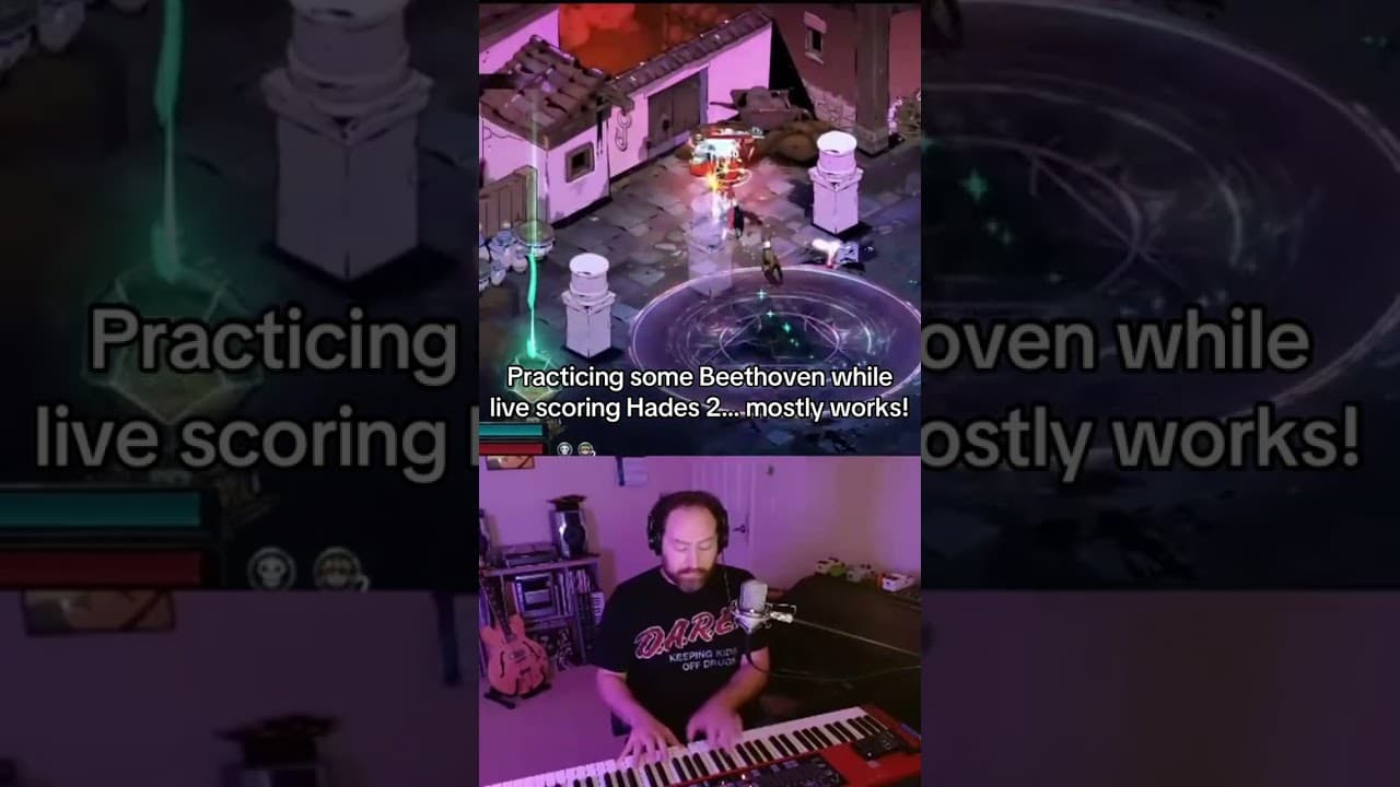 Live Scoring Hades 2 with some... Beethoven? #shorts #hades2 #beethoven