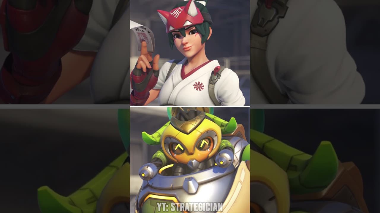Kiriko and Orisa Interaction - Overwatch