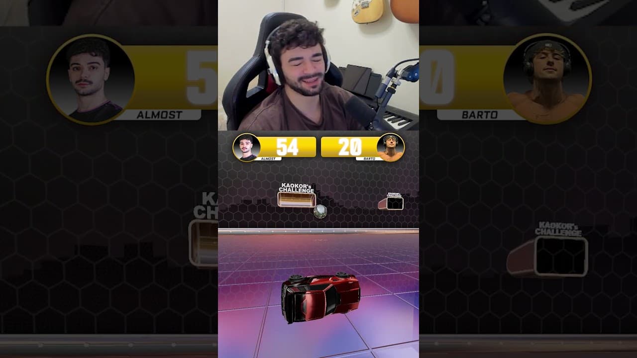 "ESTOY MEADO POR LOS DINOSAURIOS" 🤣 con @bartozgaming02 #shorts #rocketleague