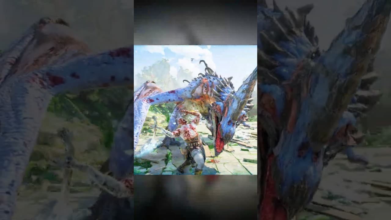 Ghost Of Sparta☠️🔥 Vs The Corpse Eater Best Fight God Of War Ragnarok #gaming #godofwar