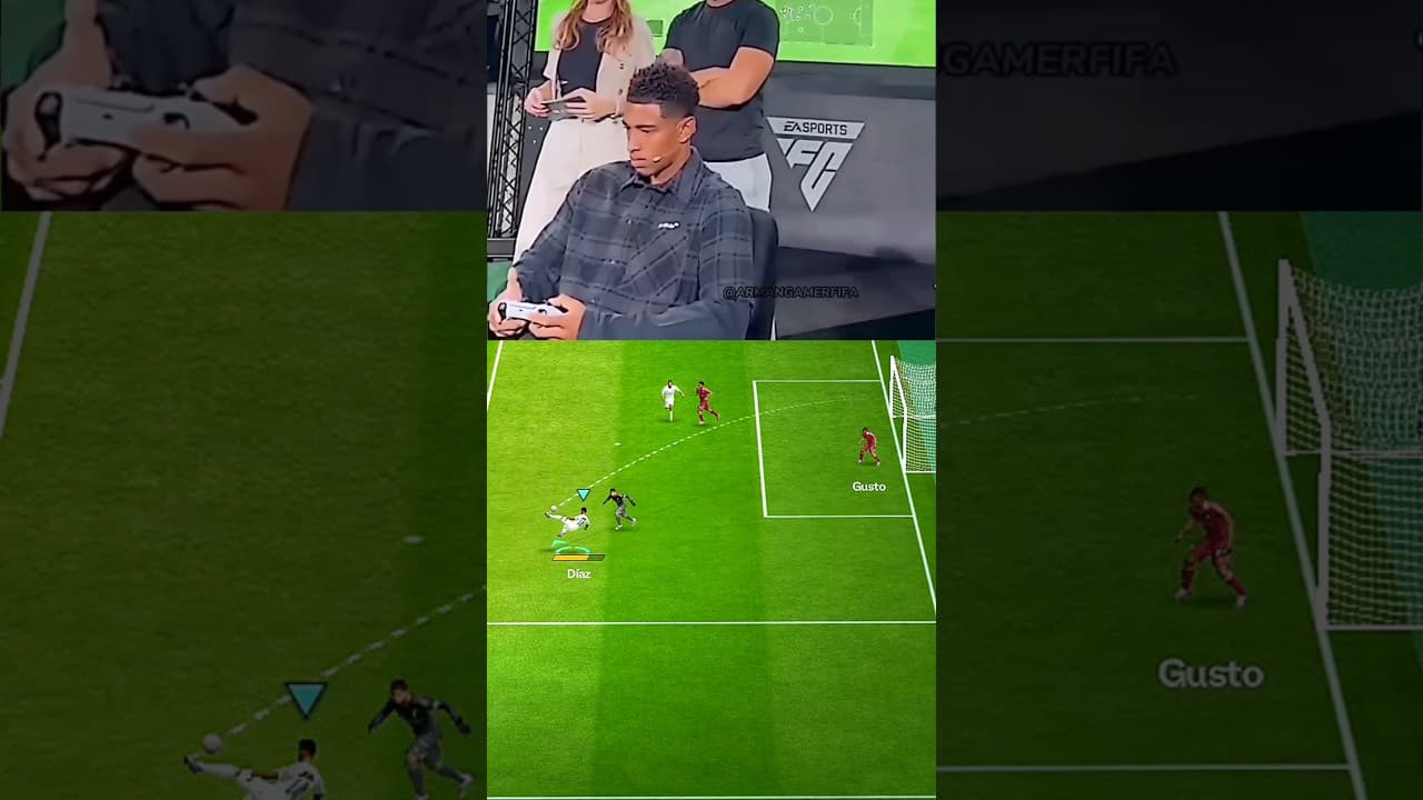 vini and Bellingham playing fc mobile #fcmobile#football#fc27
