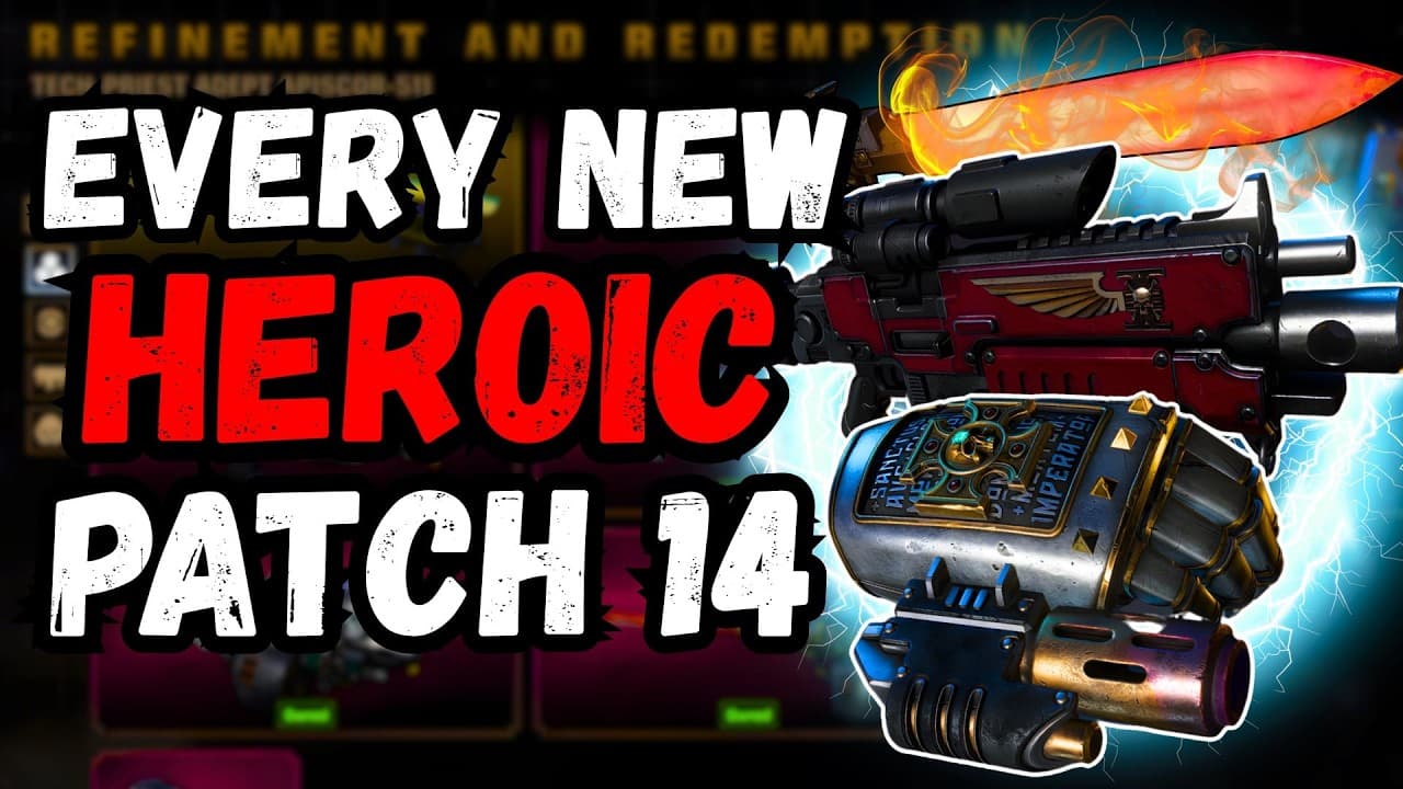 EVERY New Heroic Weapon and Perk Effect in Space Marine 2 Patch 14 EXPLAINED