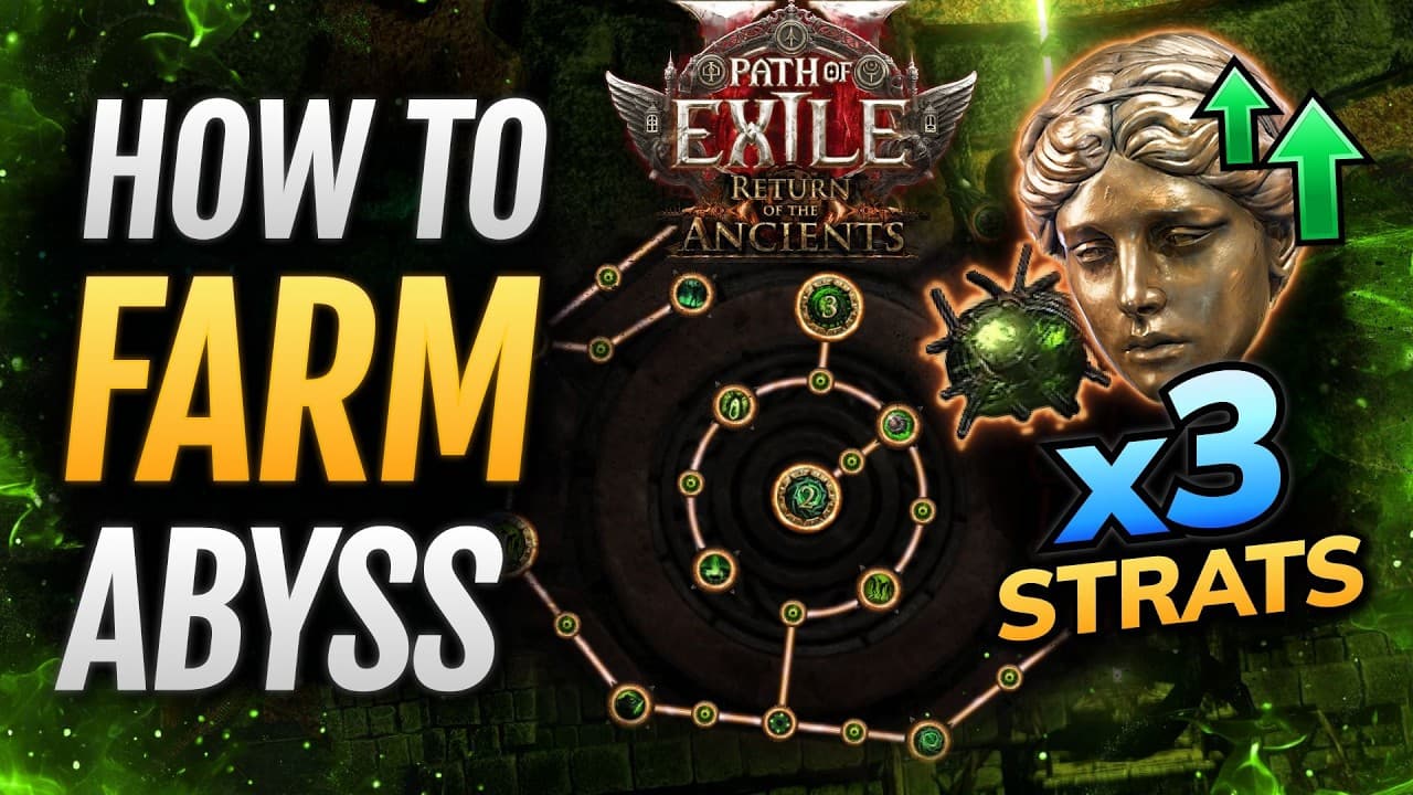 [PoE 2] PRINT Divines in Abyss: 3 Farming Strategies - Farm Guide + Atlas - Path of Exile 2
