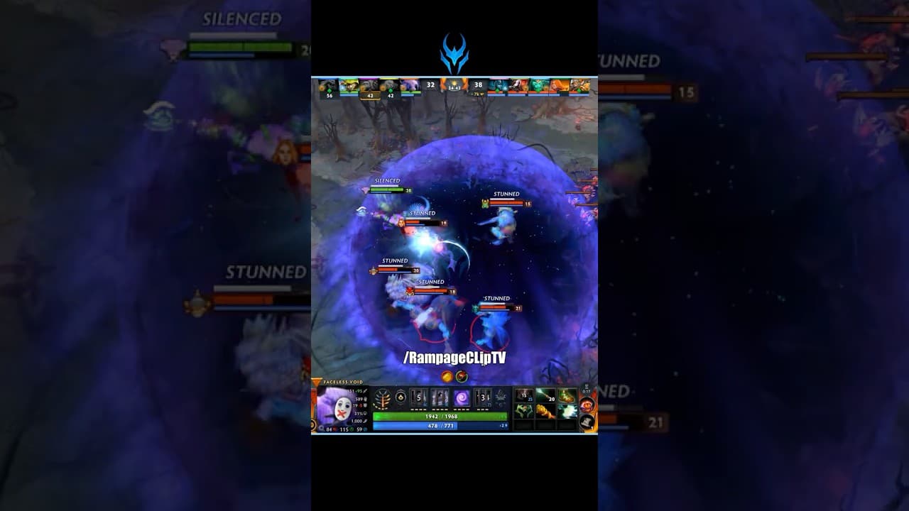 Faceless void five man chrono 🤯🔥 #dota2