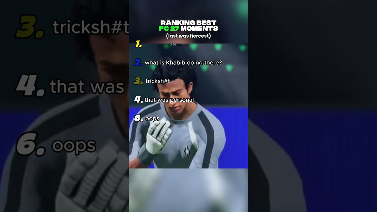 Ranking The funniest Fc 27 moments #gaming