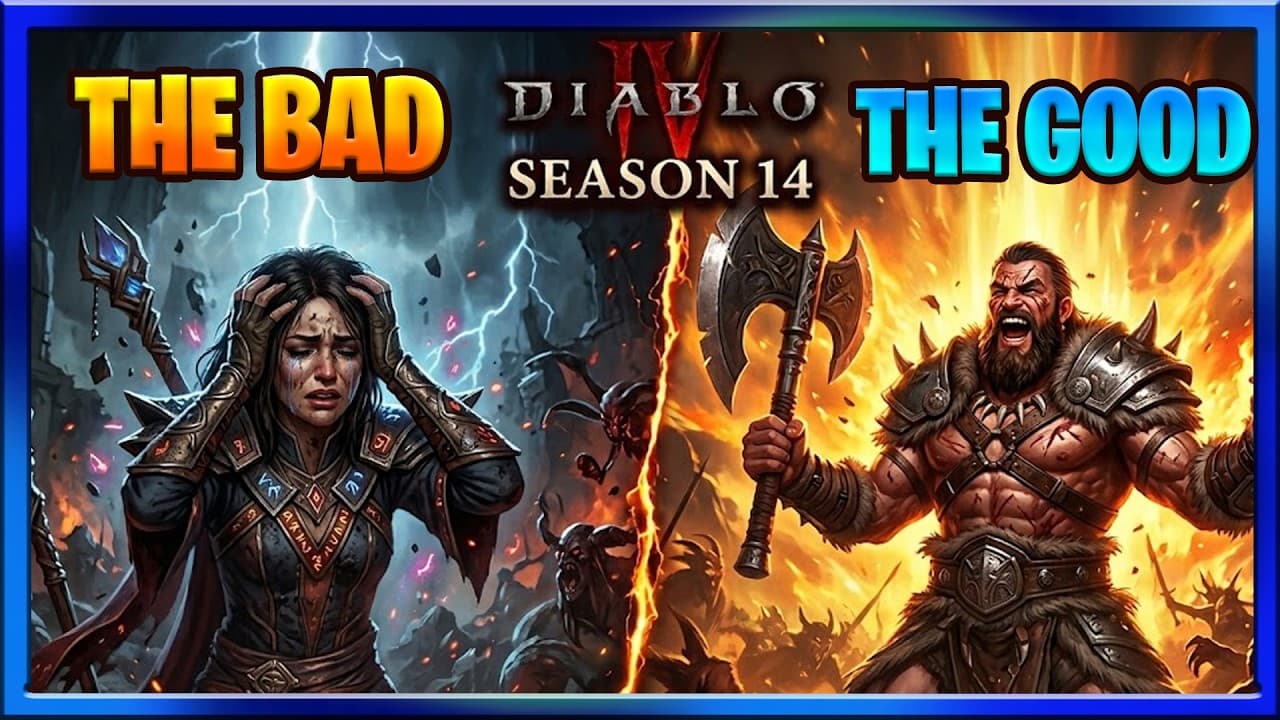 Diablo 4 Season 14 The BAD and The Good... Full Breakdown of Season 14  PTR Feedback