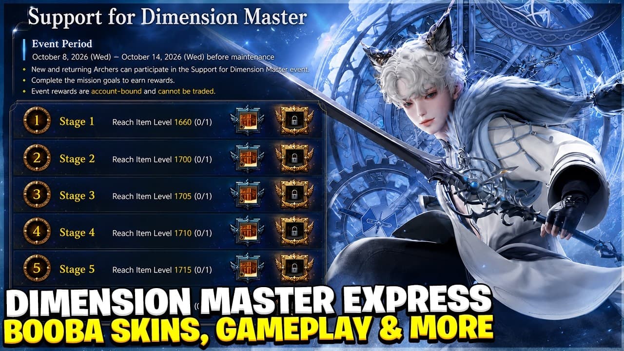 Lost Ark Dimension Master Express & Gameplay, NEW Jiggle skins & Hairstyles