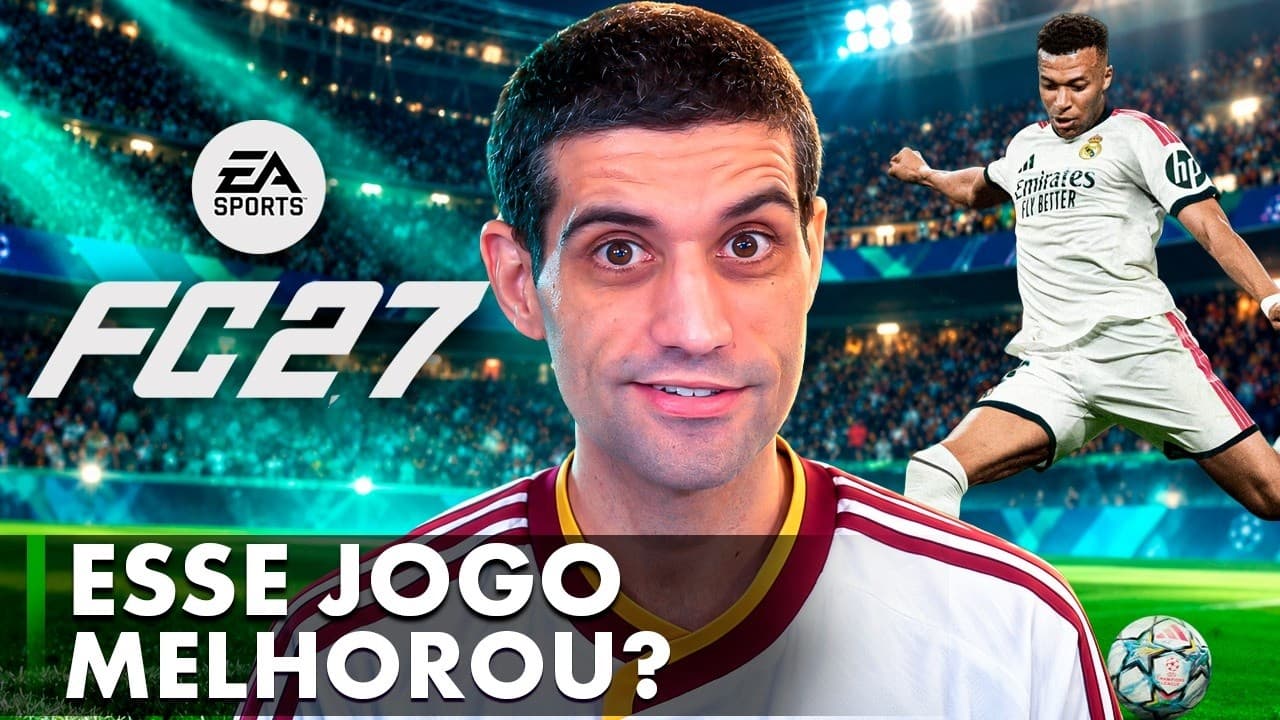 EA FC 27 jogando pela PRIMEIRA VEZ, esse jogo MELHOROU?