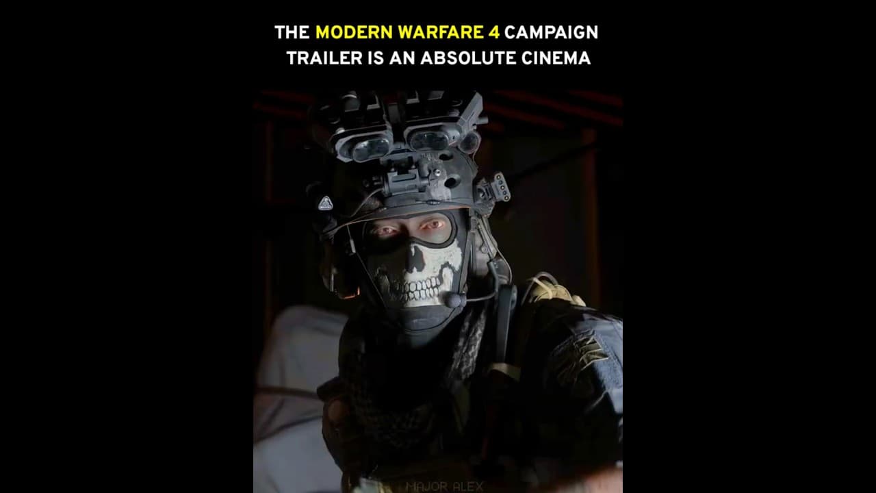 "Absolute Modern Warfare 🙌" - The MW4 Campaign Trailer edit 😎 #shorts #cod #mw4